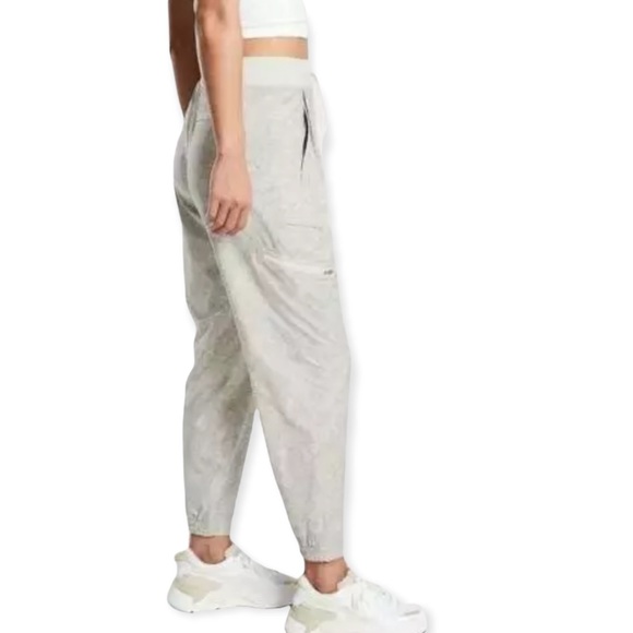 Athleta Light Gray Track Pants - Picture 2 of 15